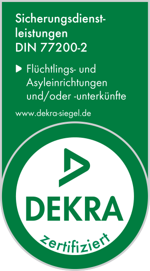 DEKRA Sicherungsdienstleistungen DIN 77200-2: Flüchtlings- und Asyleinrichtungen